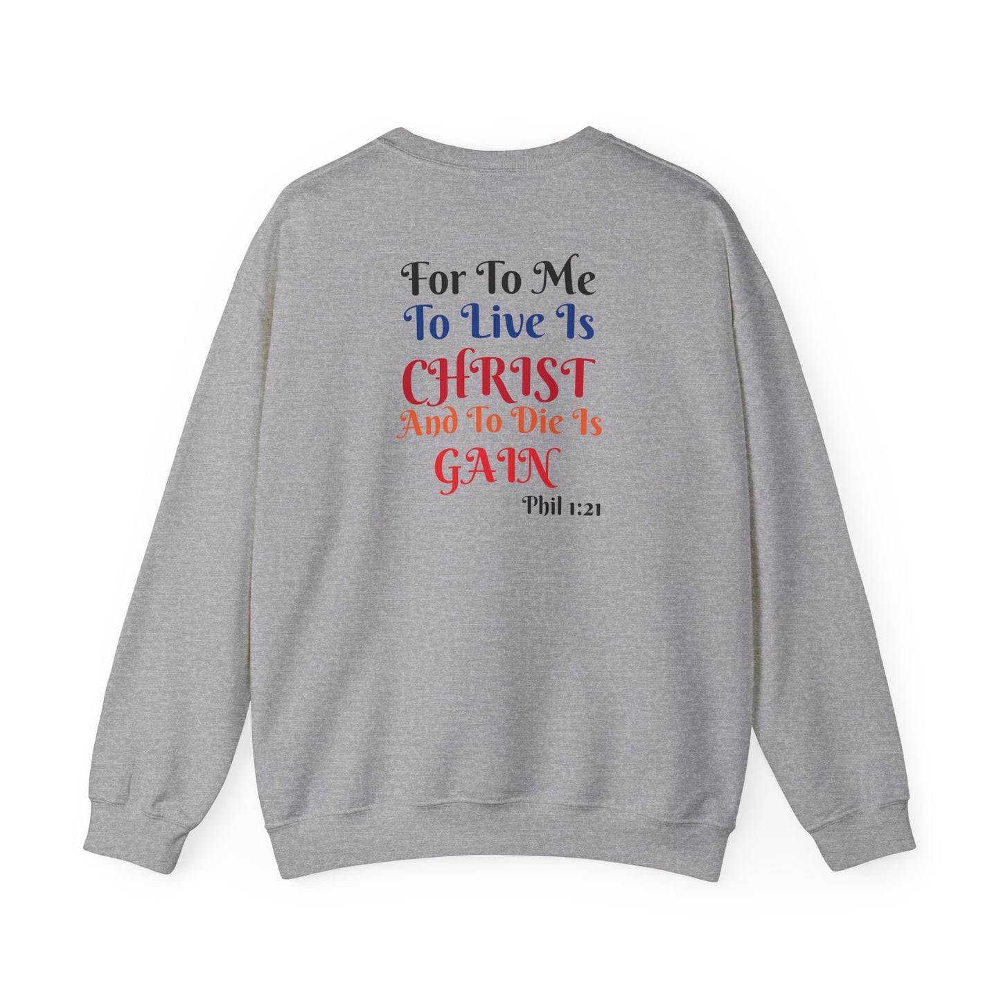 Born Again Christian Crewneck Sweatshirt - Unisex