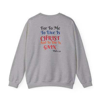 Born Again Christian Crewneck Sweatshirt - Unisex