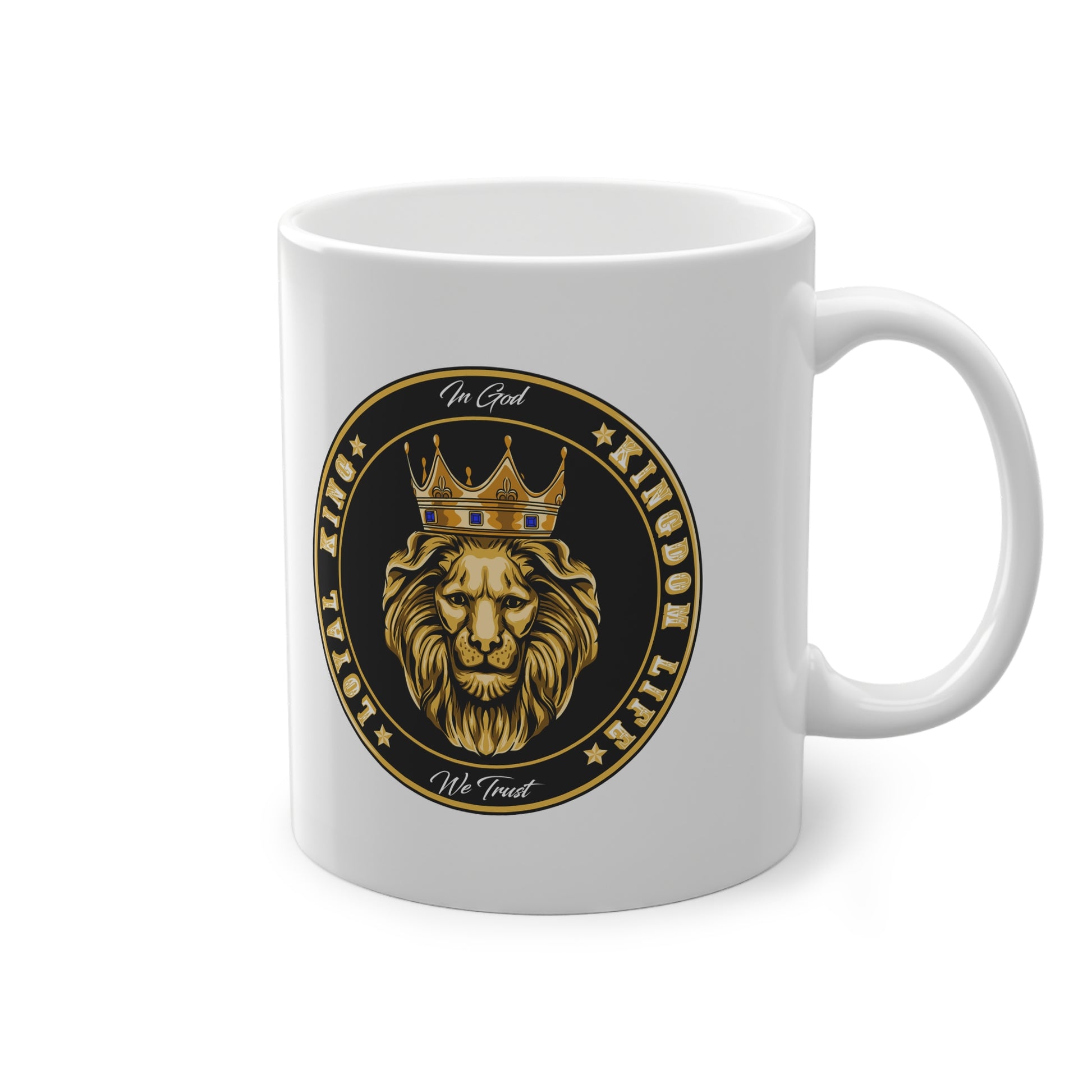 REY LEAL – Taza de cerámica blanca | La Original: vive la fe e inspira grandeza