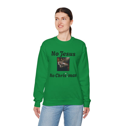 No Jesus No Christmas Crewneck Sweatshirt