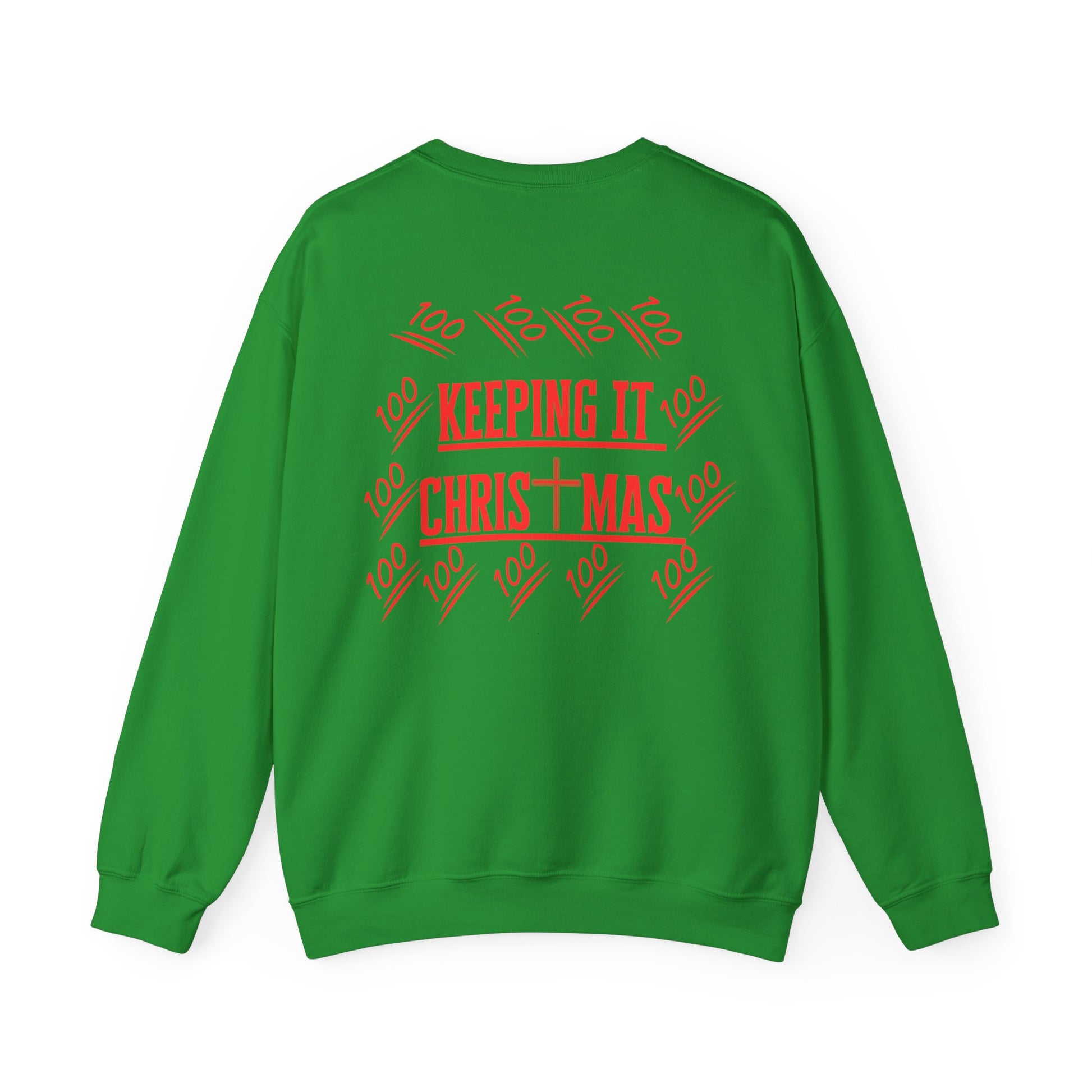 Sudadera navideña con texto rojo | Sudadera cristiana unisex | La original - faithwear