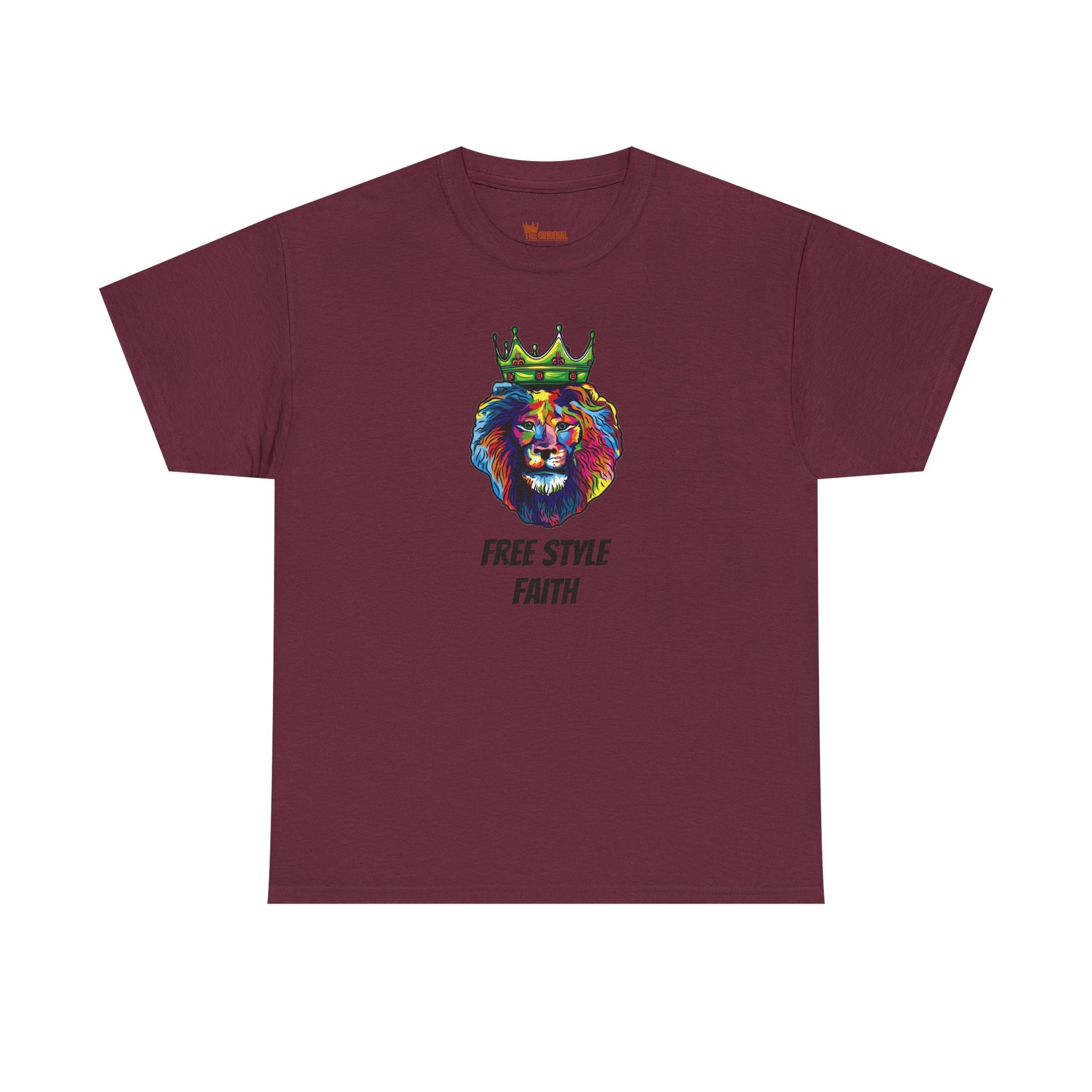 FREE STYLE FAITH med COLOR LION Custom kristen T-shirt – The Original – faithwear