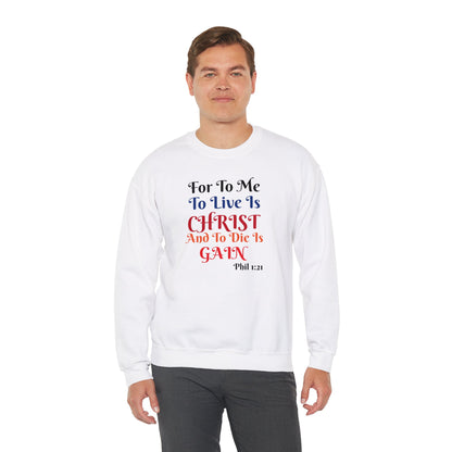 Born Again Christian Crewneck Sweatshirt - Unisex