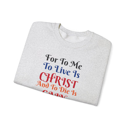 Born Again Christian Crewneck Sweatshirt - Unisex