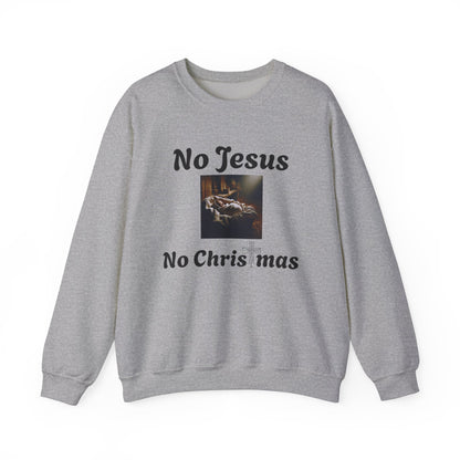 No Jesus No Christmas Crewneck Sweatshirt