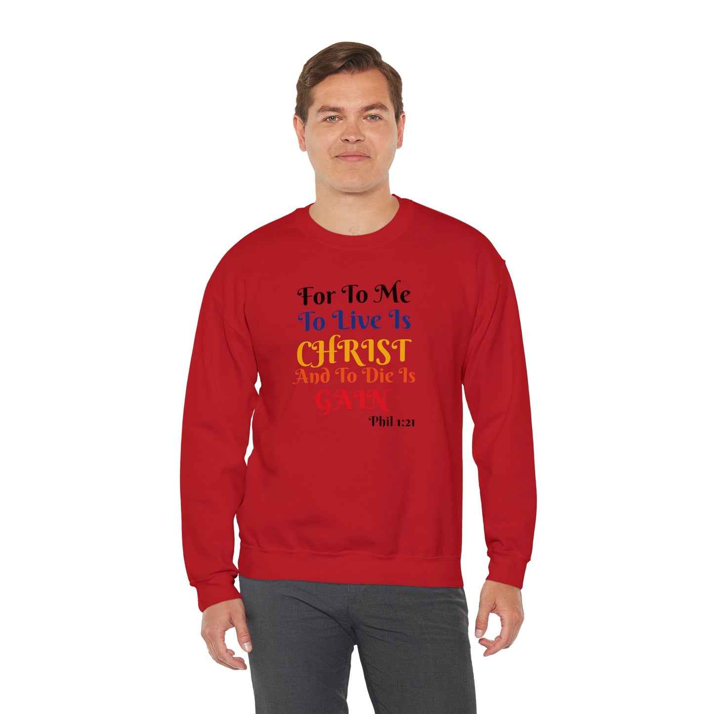 Born Again Christian Crewneck Sweatshirt - Unisex