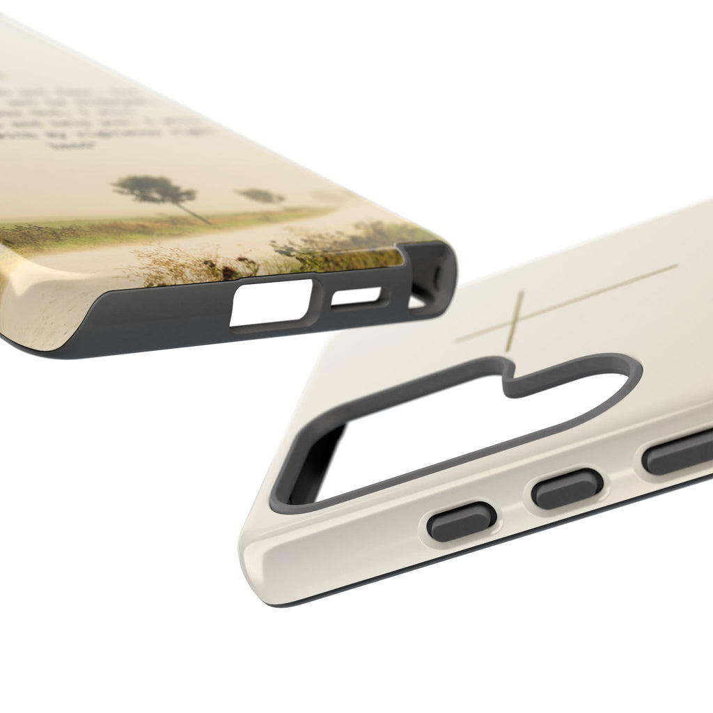 Christian Cross Phone Case with Isaiah 41:10 —The Original, Inspirational Protective iPhone Cover