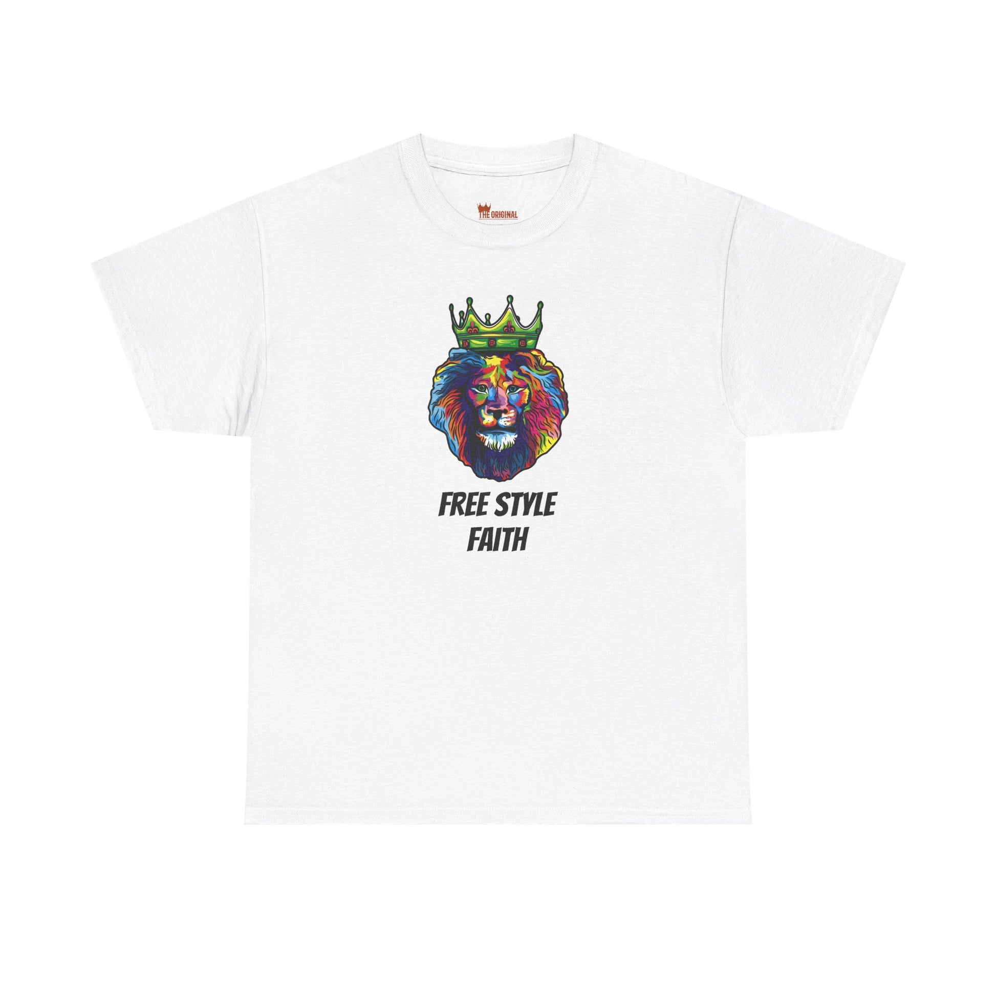 FREE STYLE FAITH med COLOR LION Custom kristen T-shirt – The Original – faithwear