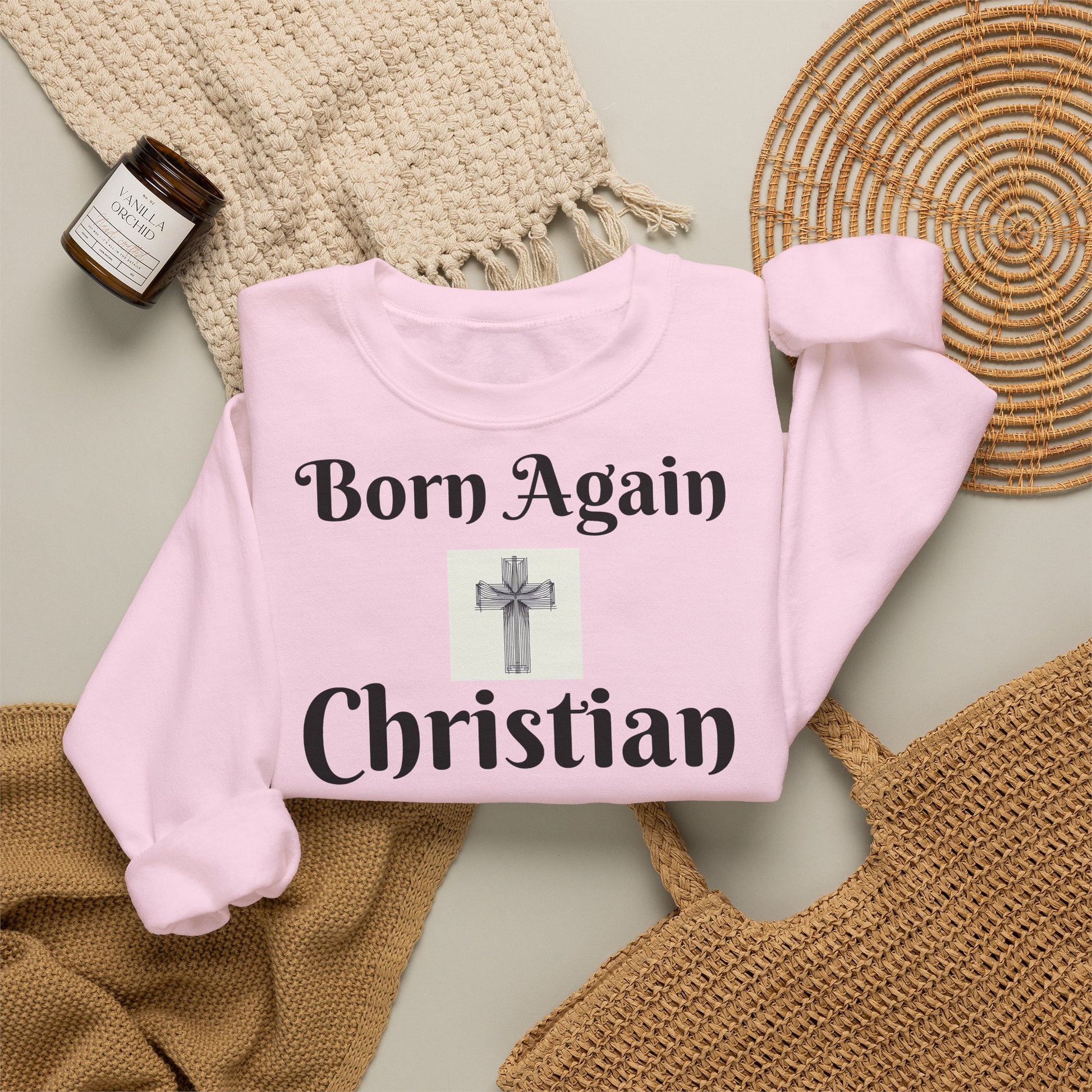 LÍNEAS ATREVIDAS: Nacido de Nuevo – Sudadera Cristiana Unisex | La Original