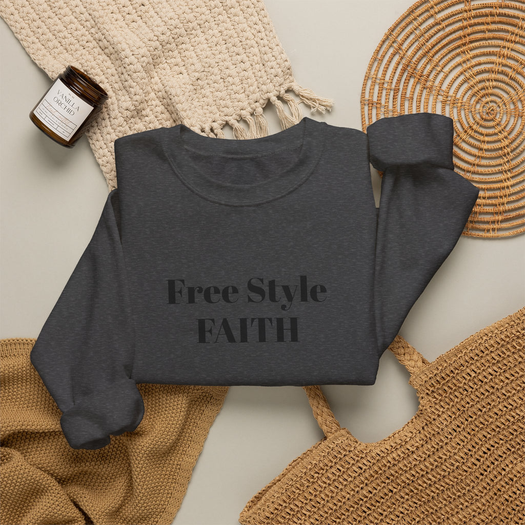 FREE STYLE FAITH Custom Kristen Sweatshirt – The Original – faithwear – streetwear with purpose