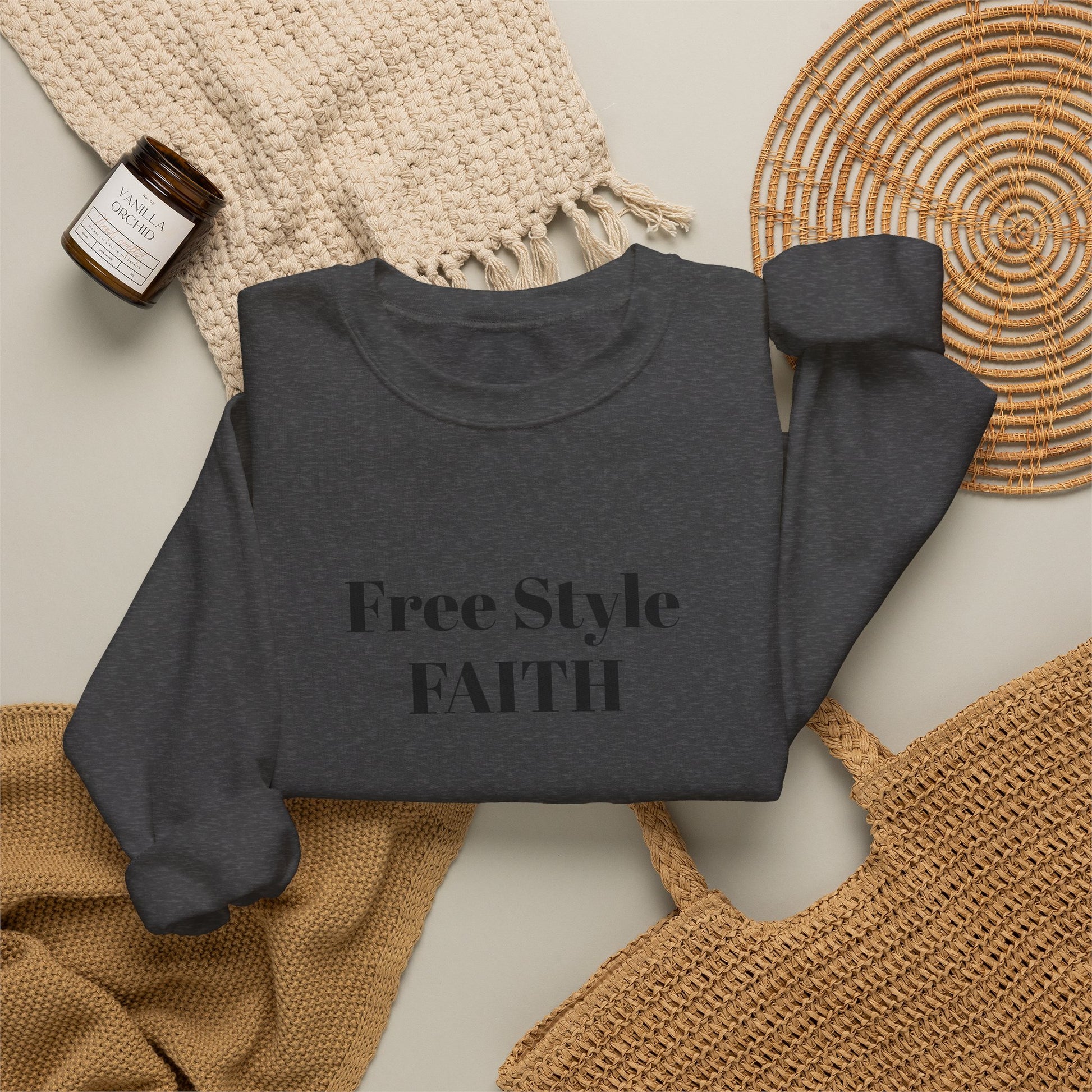 FREE STYLE FAITH Custom Kristen Sweatshirt – The Original – faithwear – streetwear with purpose