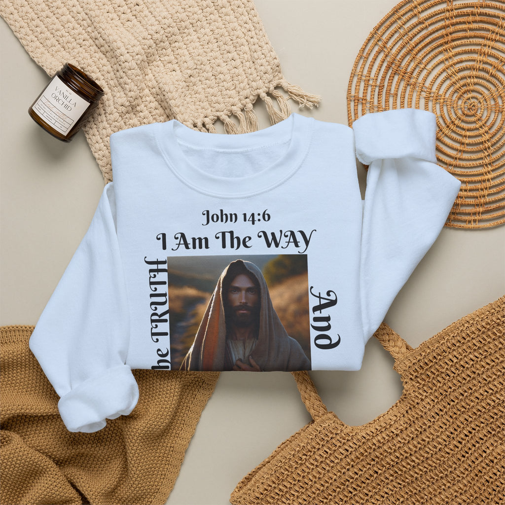 BOLD LINES: The Way Unisex Sweatshirt | The Original - faithwear - streetwear with purpose