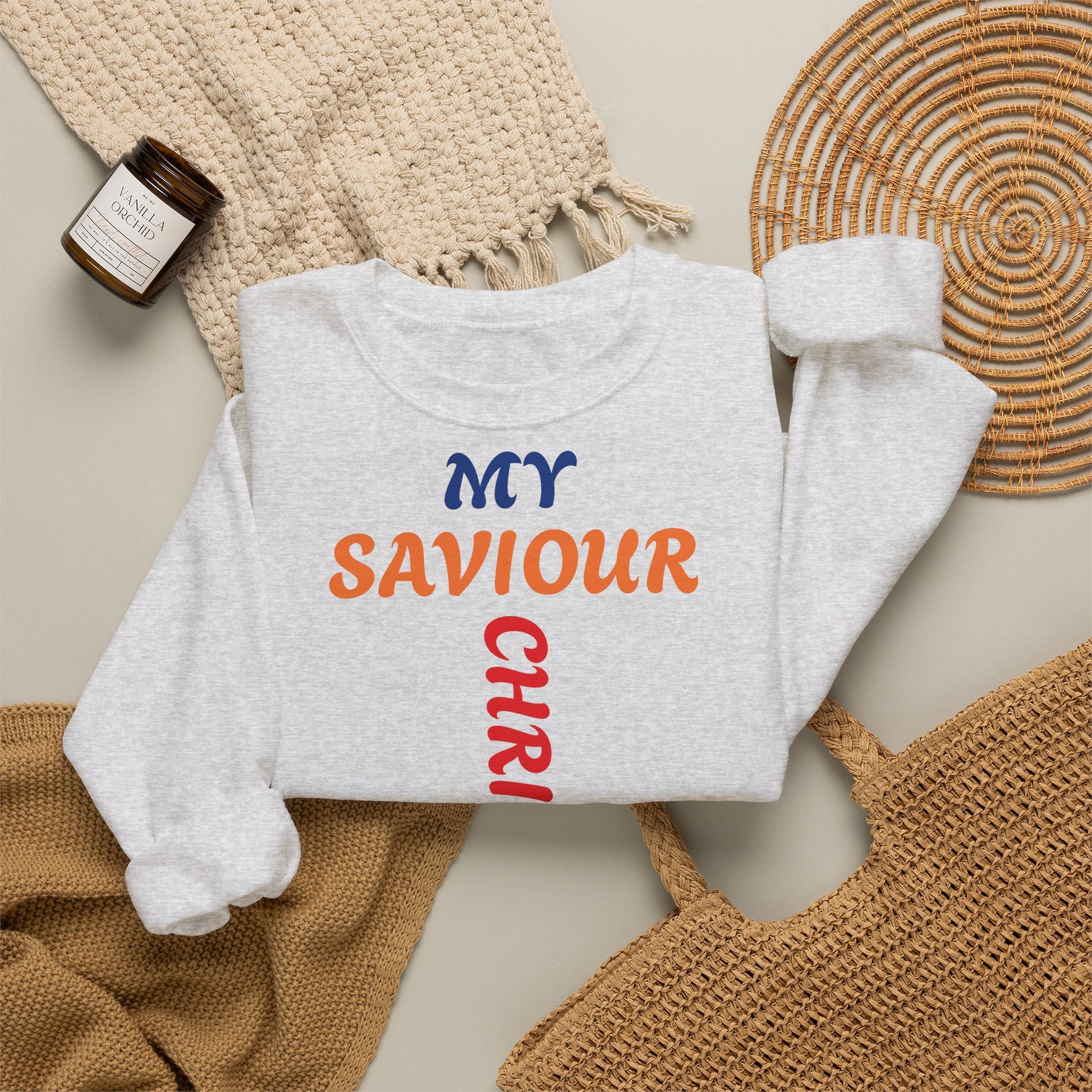 Bold Lines: My Savior Christ – Unisex sweatshirt | The Original