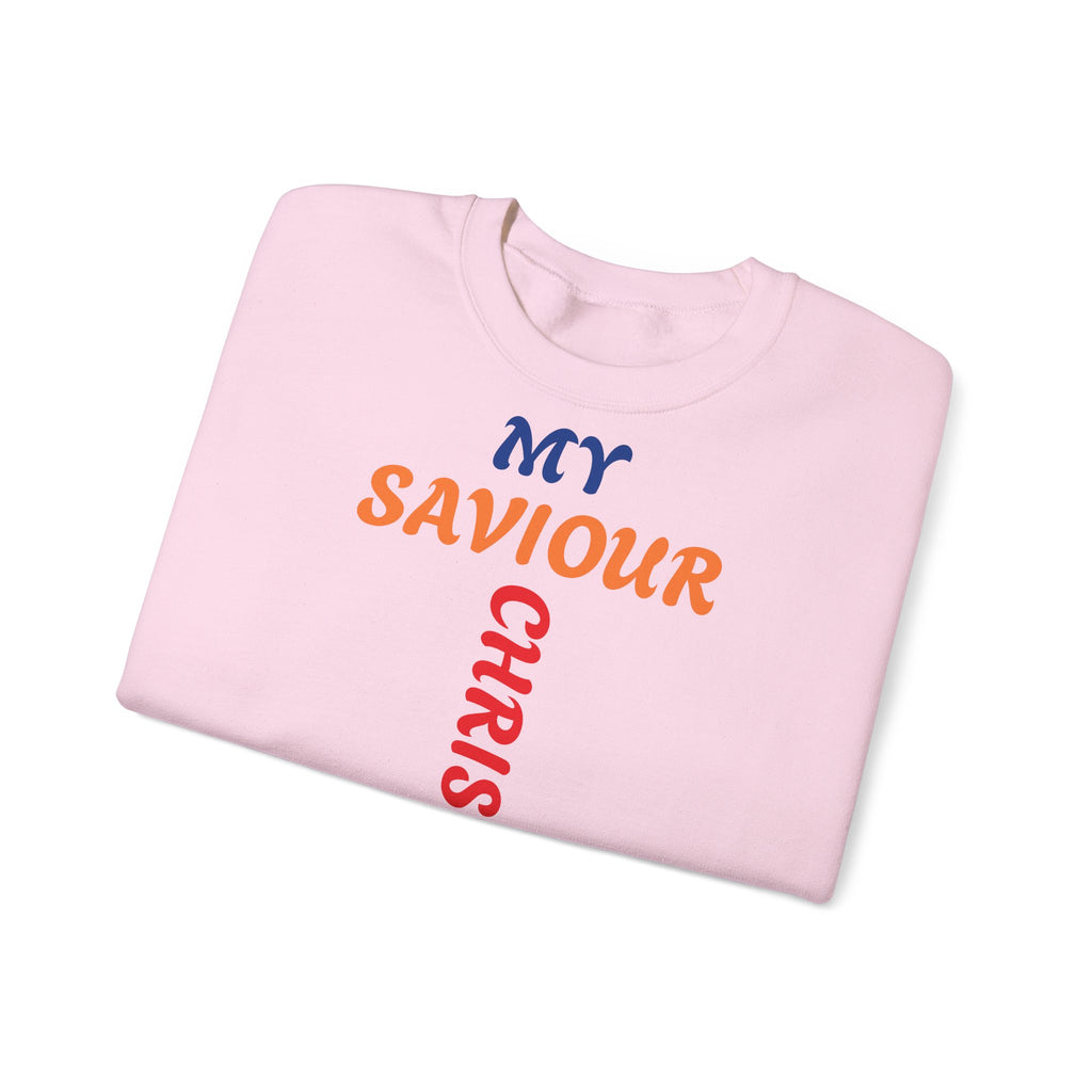 Mutige Worte: Mein Erlöser Christus – Christliches Unisex-Sweatshirt | Das Original, Faithwear