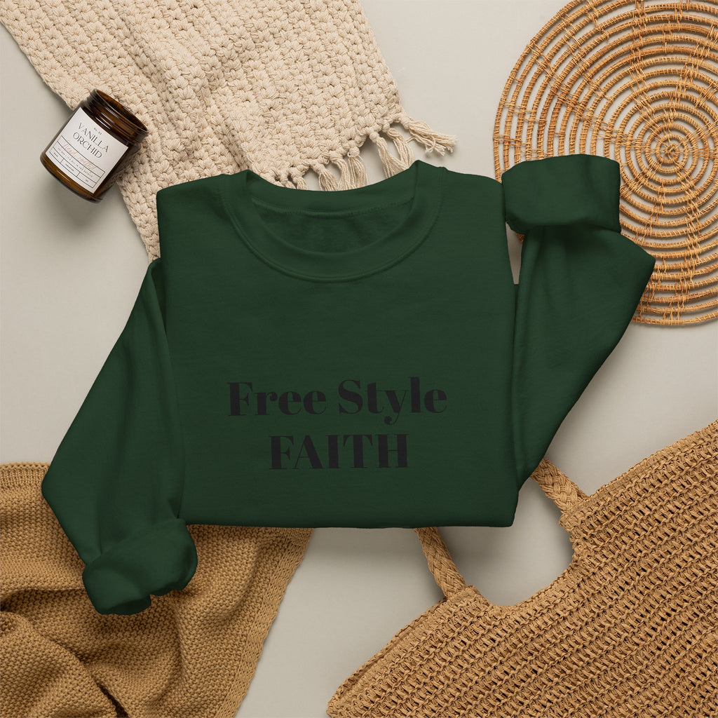 FREE STYLE FAITH Custom Kristen Sweatshirt – The Original – faithwear – streetwear with purpose