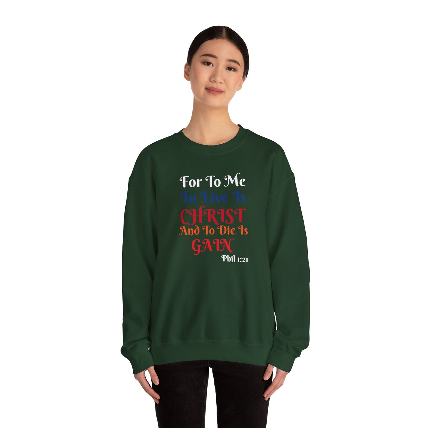 Born Again Christian Crewneck Sweatshirt - Unisex