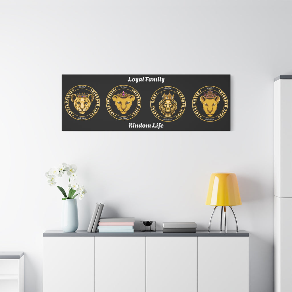 Royal Lion Canvas Art – En majestætisk tilføjelse til dit hjem eller kontor 