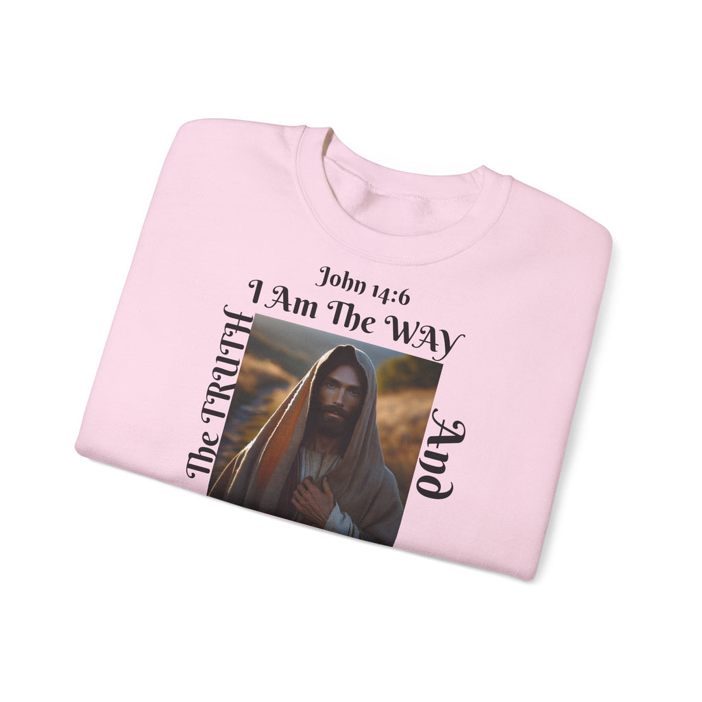 BOLD LINES: The Way Unisex Sweatshirt | The Original - faithwear - streetwear with purpose