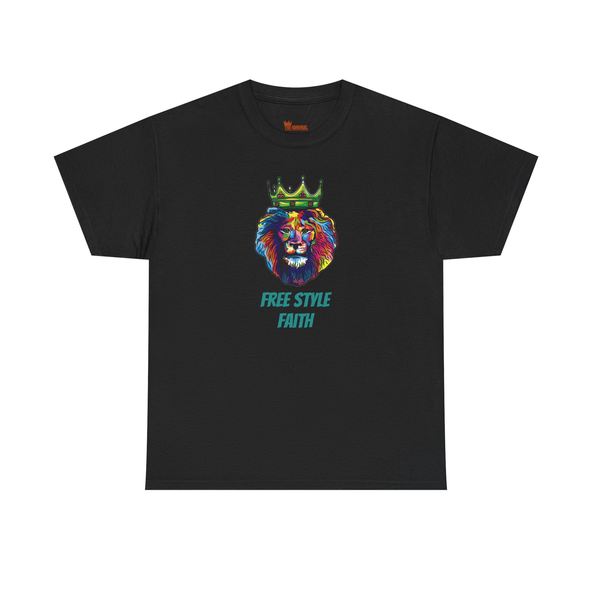 FREE STYLE FAITH med COLOR LION Custom kristen T-shirt – The Original – faithwear