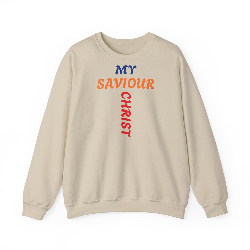 Mutige Worte: Mein Erlöser Christus – Christliches Unisex-Sweatshirt | Das Original, Faithwear