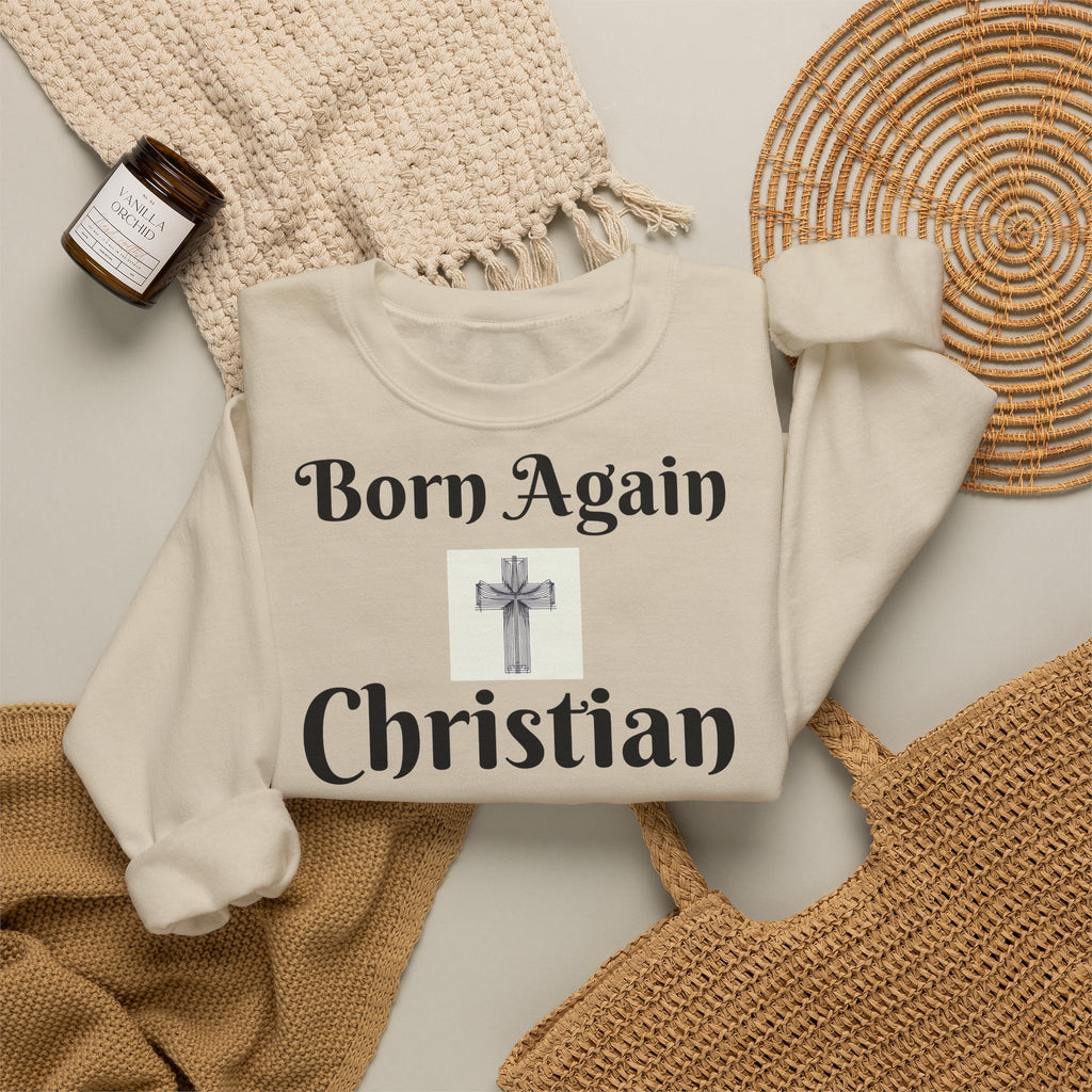 BOLD LINES: Born Again – Christian Unisex Sweatshirt | The Original