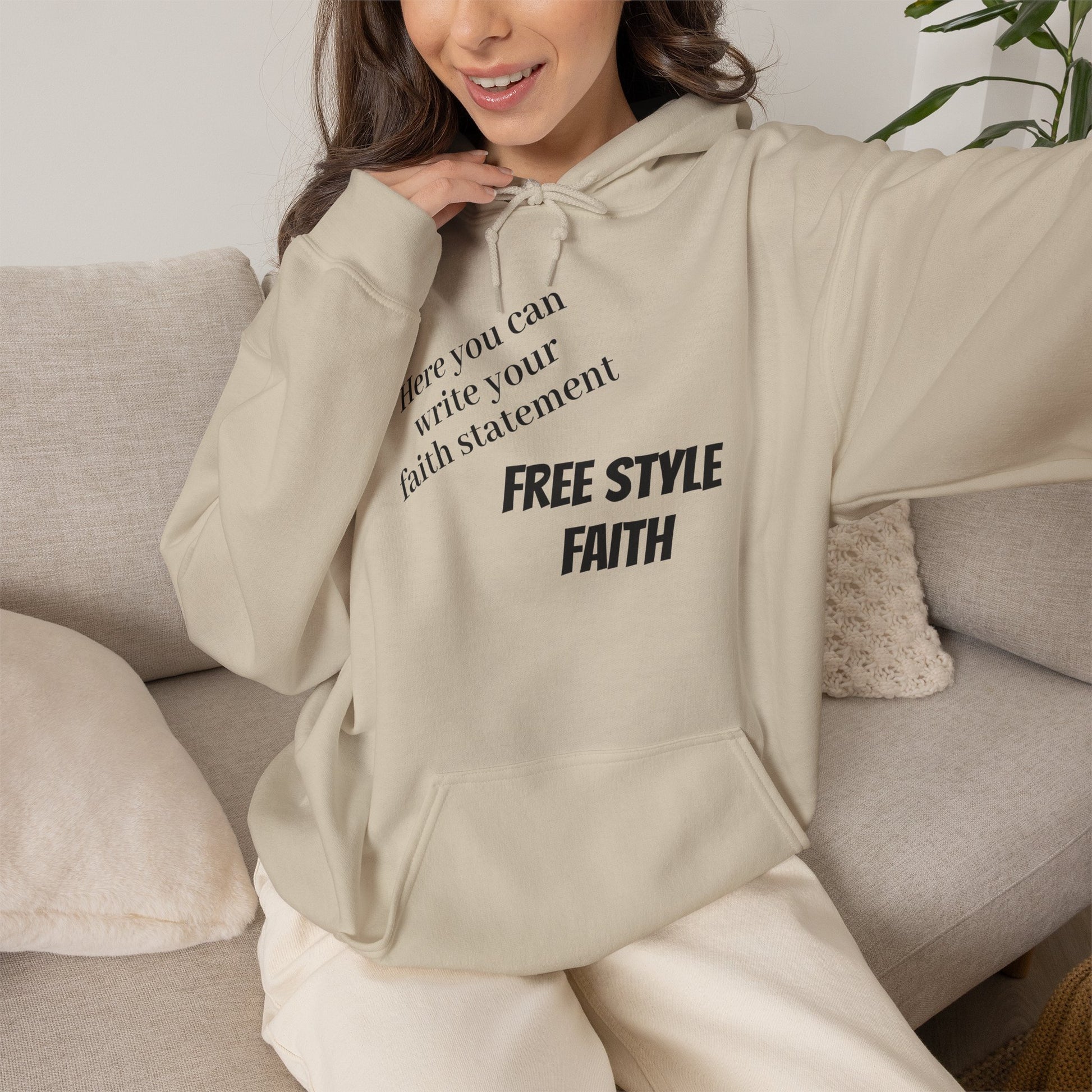 FREE STYLE FAITH Custom kristen Sweatshirt – The Original – faithwear – streetwear with purpose
