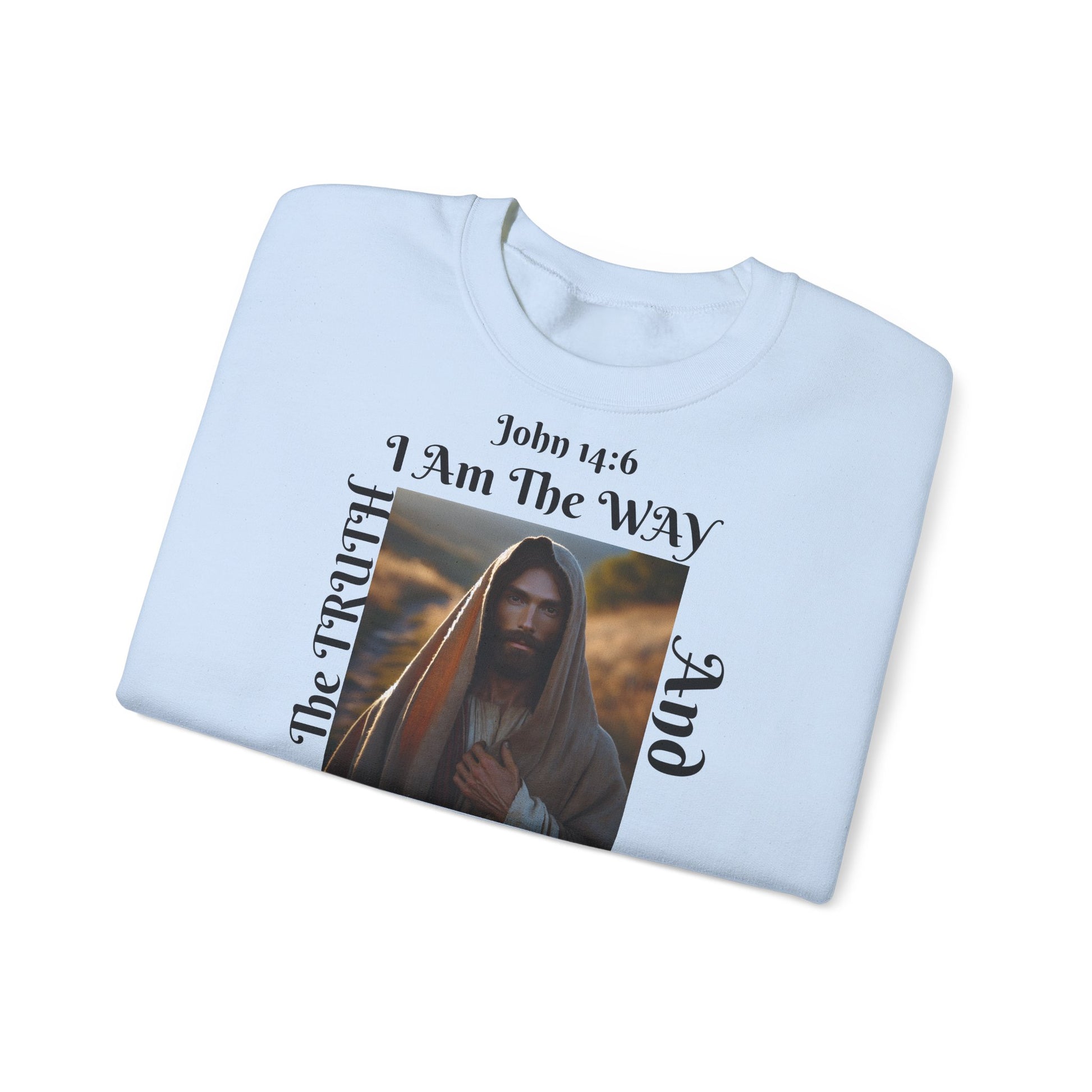 BOLD LINES: The Way Unisex Sweatshirt | The Original - faithwear - streetwear with purpose