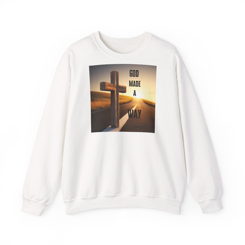 LÍNEAS ATREVIDAS – Sudadera cristiana unisex de cuello redondo | La original: ropa de fe con propósito