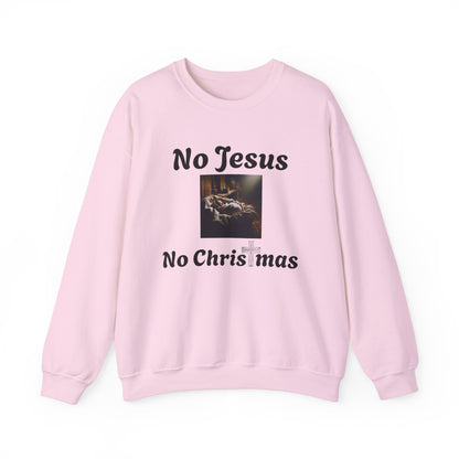 No Jesus No Christmas Crewneck Sweatshirt