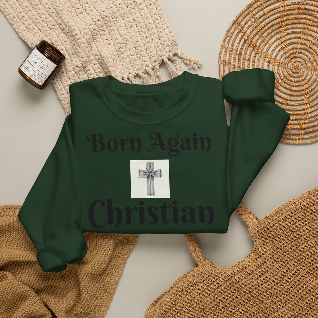 BOLD LINES: Born Again – Christian Unisex Sweatshirt | The Original