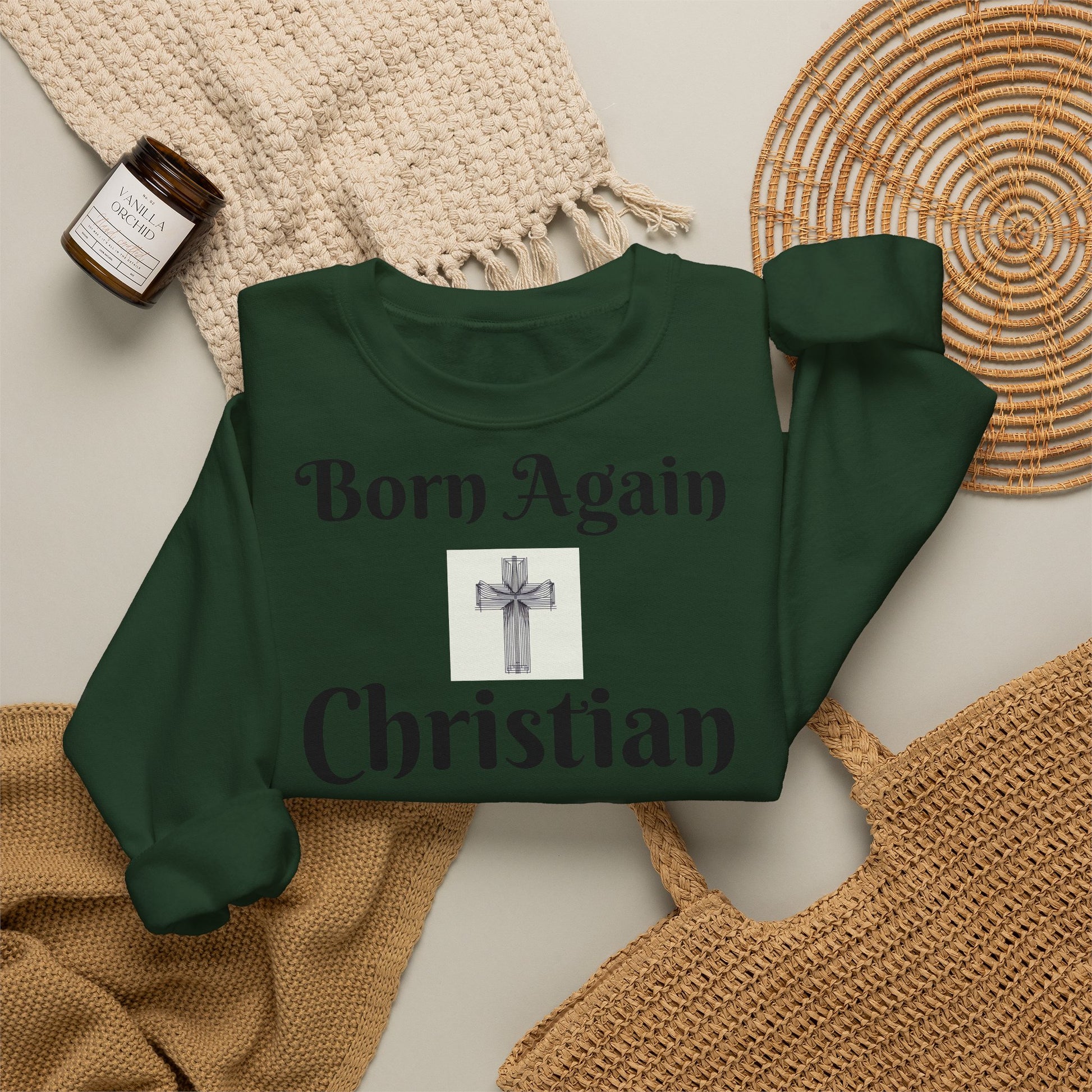 LÍNEAS ATREVIDAS: Nacido de Nuevo – Sudadera Cristiana Unisex | La Original