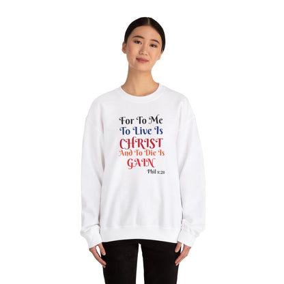 Born Again Christian Crewneck Sweatshirt - Unisex