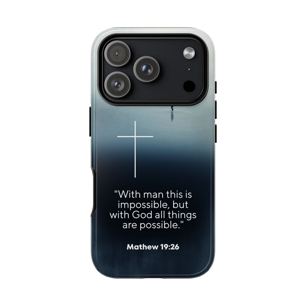 "All things possible" Tough Cases - The Original, Streetwear with purpose