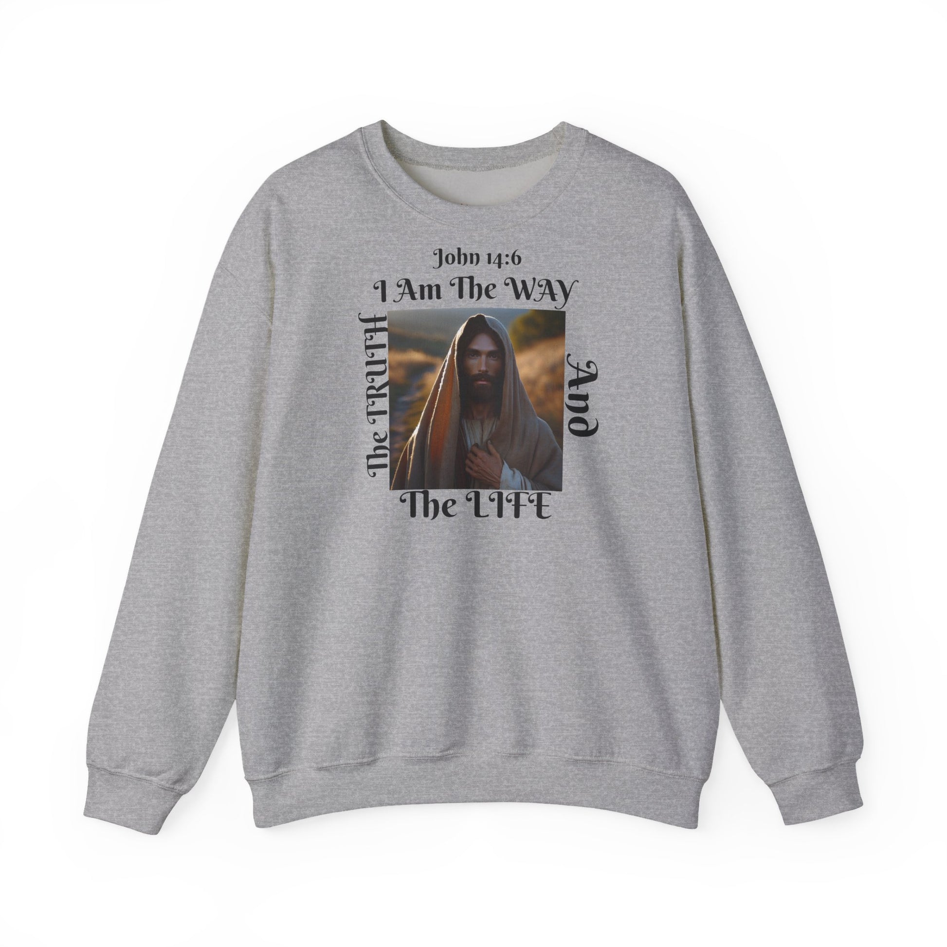 BOLD LINES: The Way Unisex Sweatshirt | The Original - faithwear - streetwear with purpose