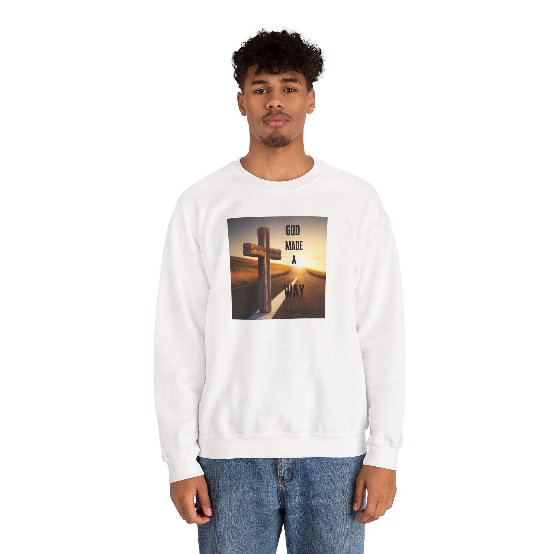 BOLD LINES – Unisex sweatshirt med kristent design | The Original – trobaseret streetwear