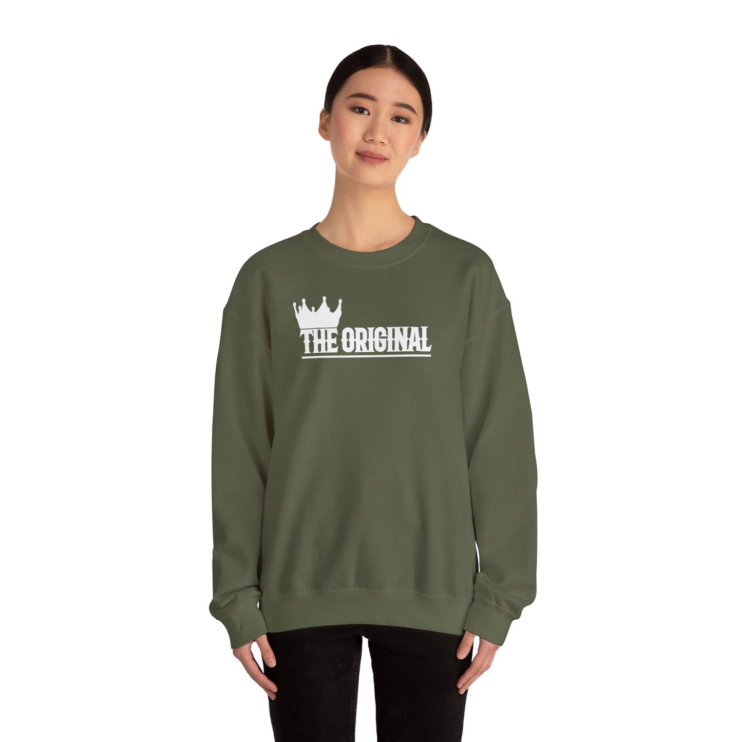 THE ORIGINAL (white) Unisex Sweatshirt