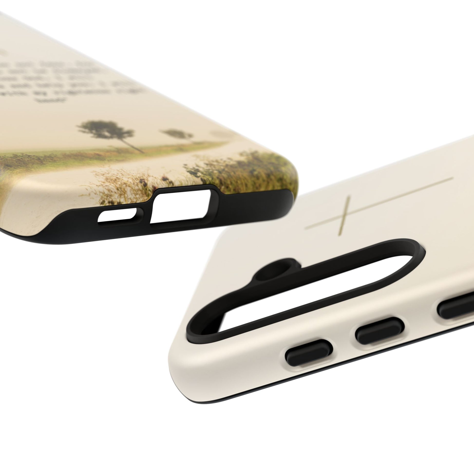 Christian Cross Phone Case with Isaiah 41:10 —The Original, Inspirational Protective iPhone Cover