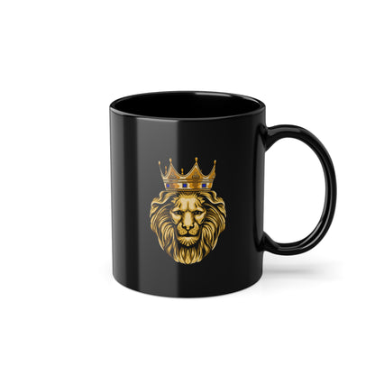 GOLD LION Mug, 11oz