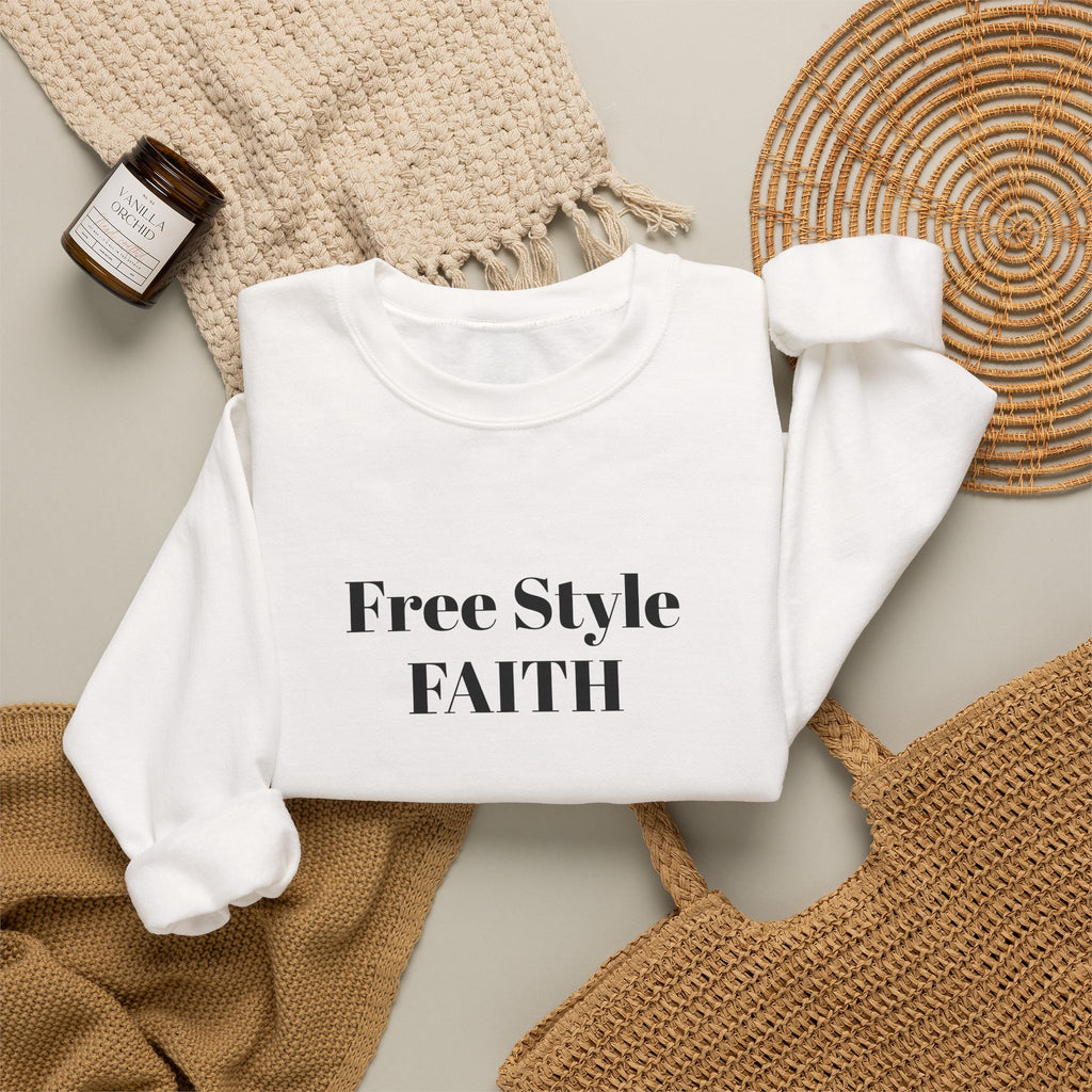 FREE STYLE FAITH Custom Kristen Sweatshirt – The Original – faithwear – streetwear with purpose