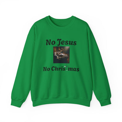 No Jesus No Christmas Crewneck Sweatshirt