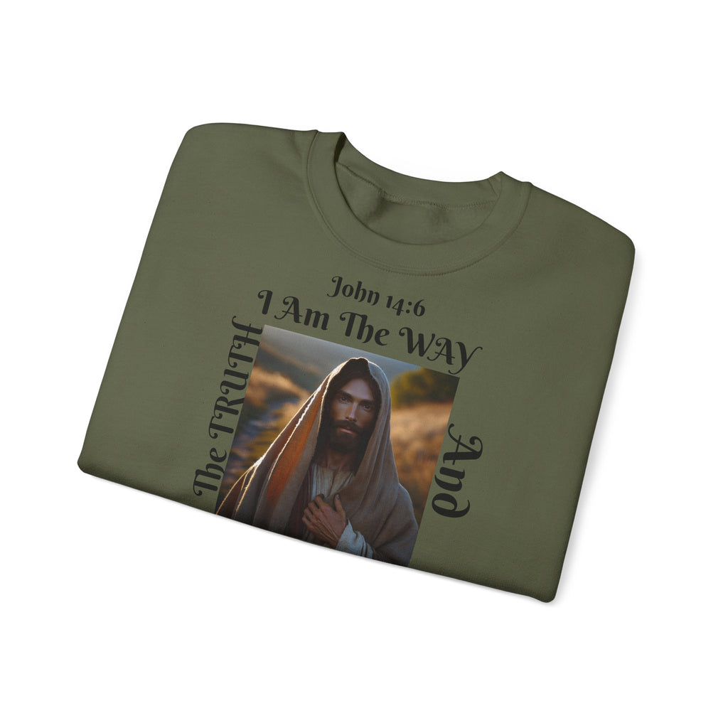 BOLD LINES: The Way Unisex Sweatshirt | The Original - faithwear - streetwear with purpose
