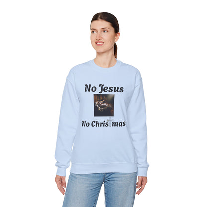 No Jesus No Christmas Crewneck Sweatshirt