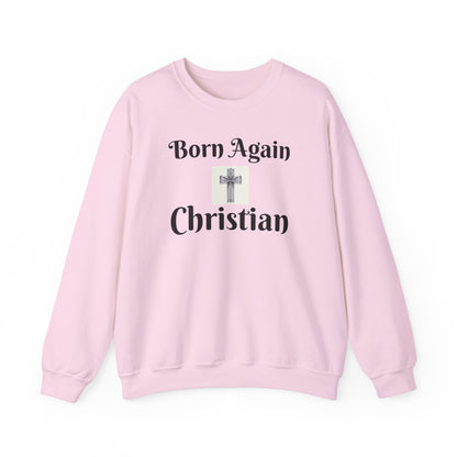 Born Again Christian Crewneck Sweatshirt - Unisex