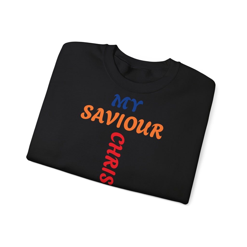 Mutige Worte: Mein Erlöser Christus – Christliches Unisex-Sweatshirt | Das Original, Faithwear