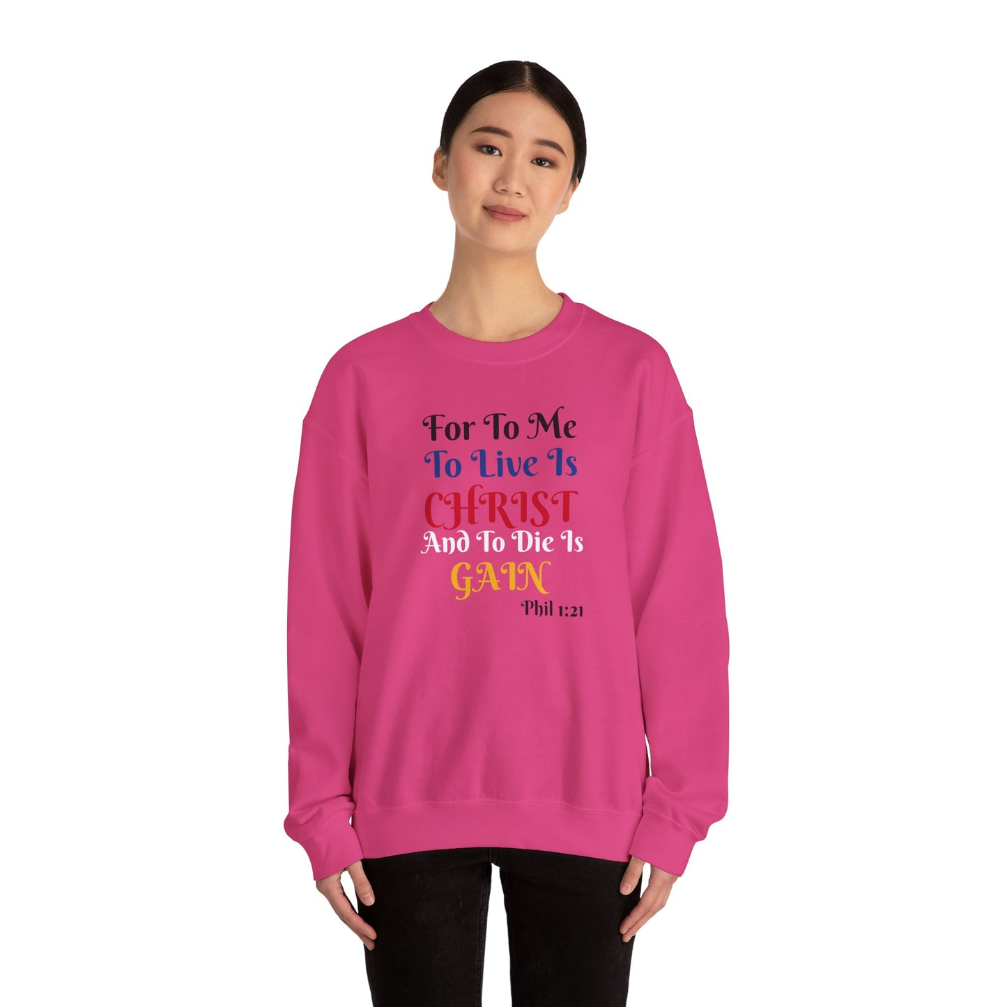 Born Again Christian Crewneck Sweatshirt - Unisex