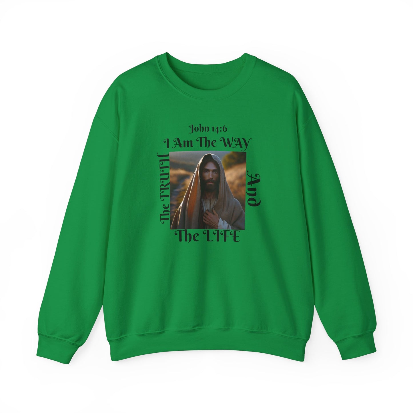 Born Again Christian Crewneck Sweatshirt - Unisex The way