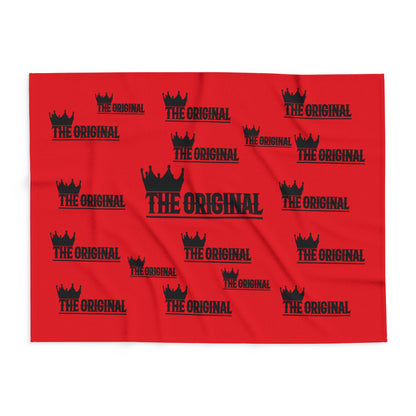 THE ORIGINAL (black) Blanket (red)