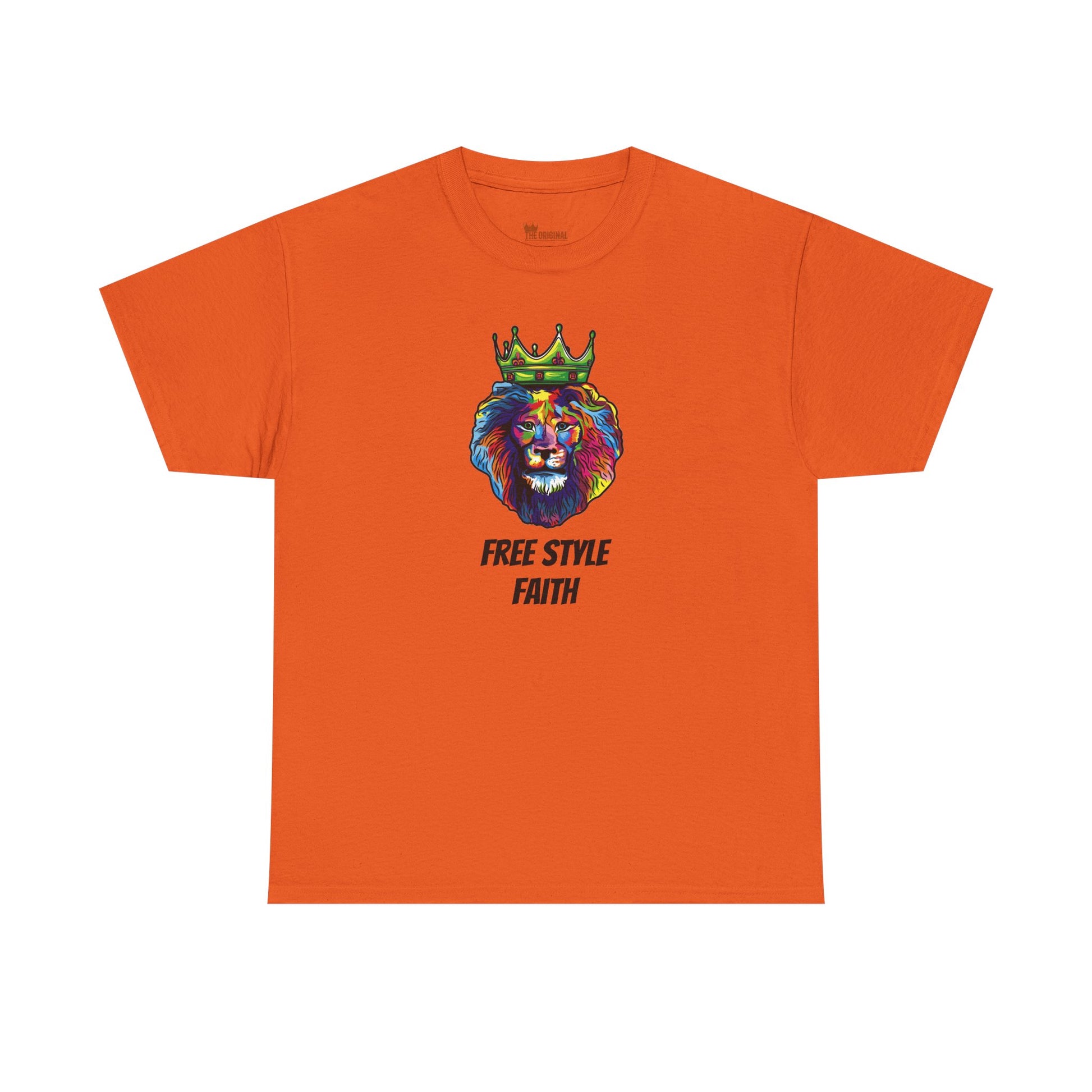 FREE STYLE FAITH med COLOR LION Custom kristen T-shirt – The Original – faithwear