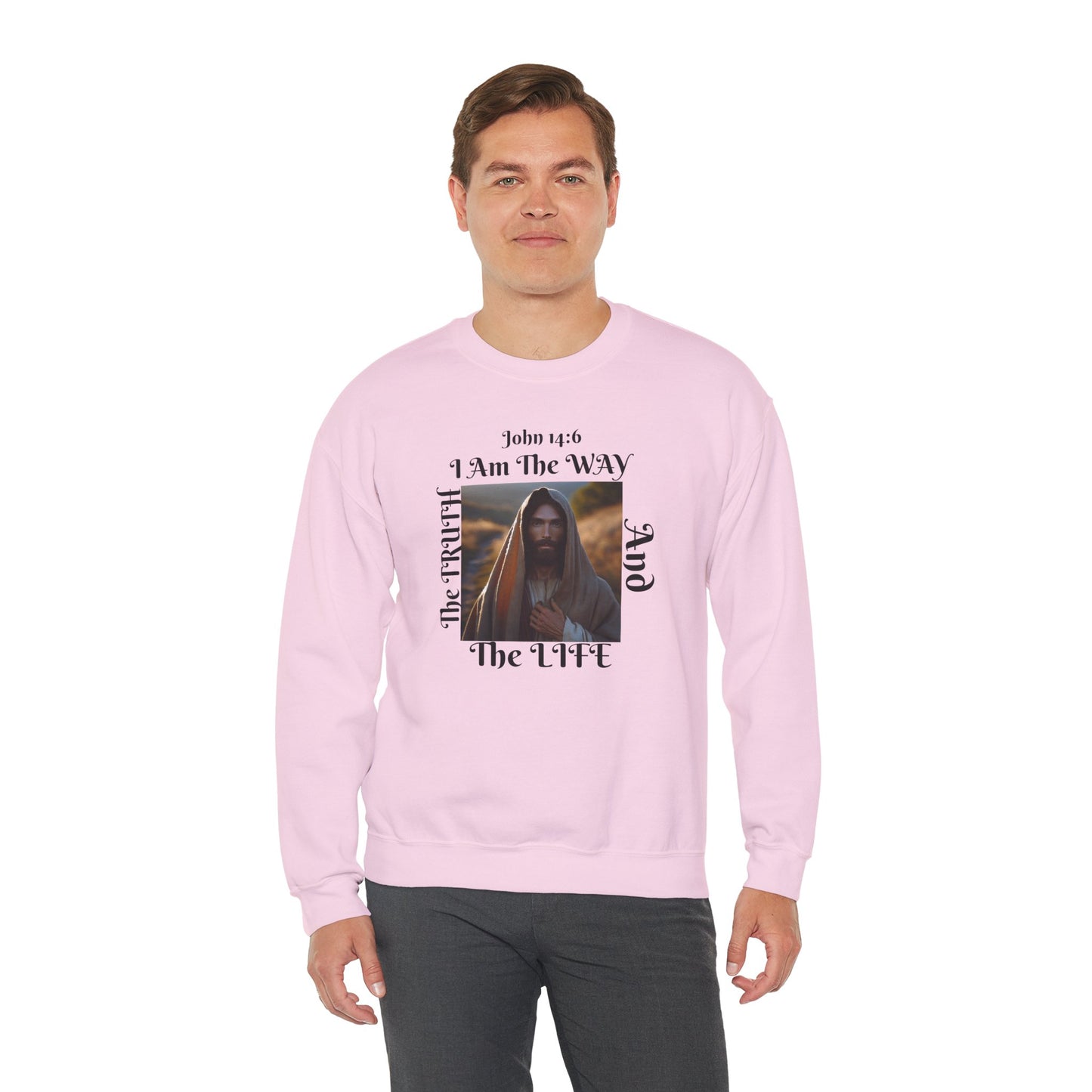 Born Again Christian Crewneck Sweatshirt - Unisex The way