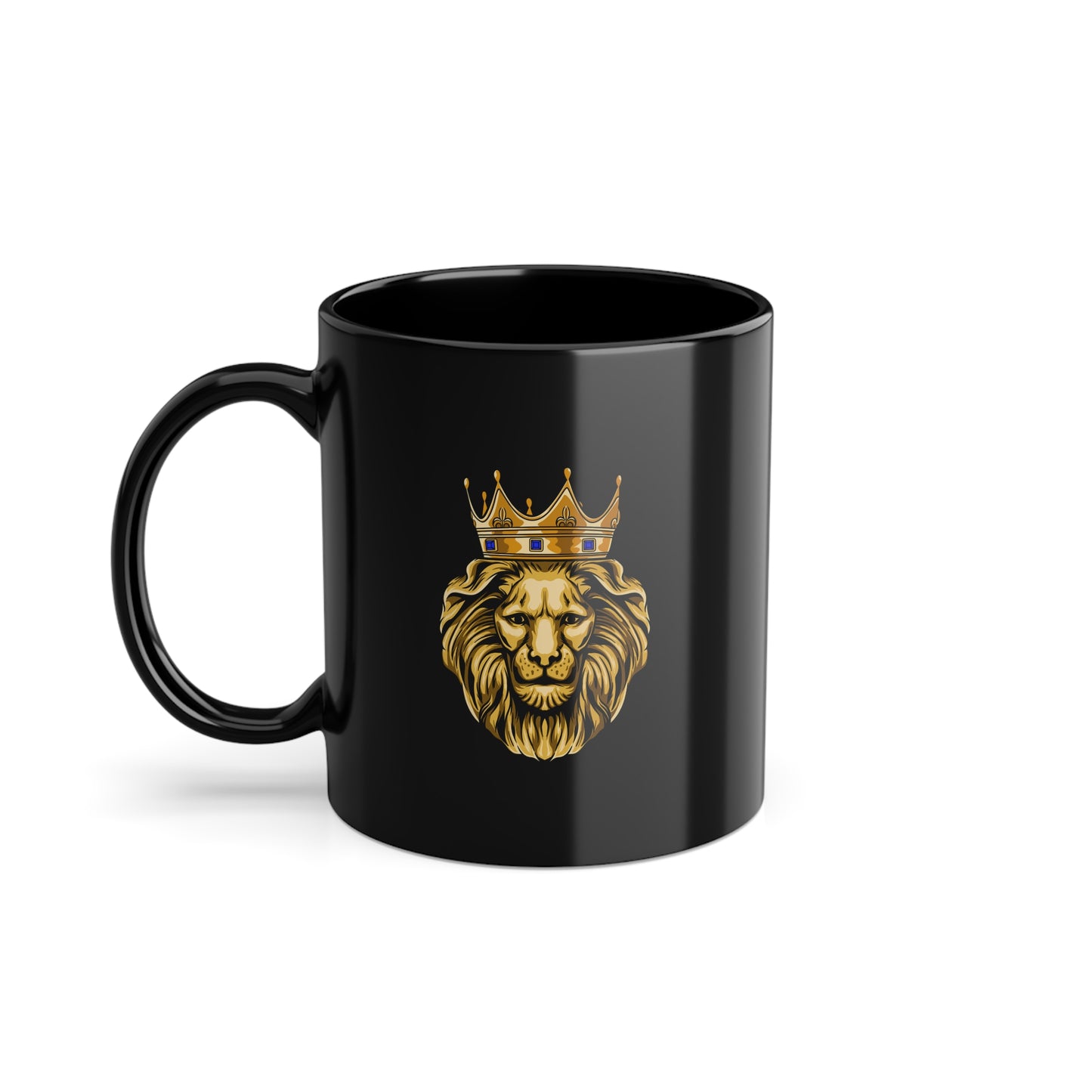 GOLD LION Mug, 11oz